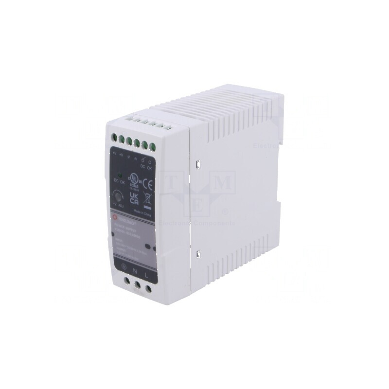 Alimentator pulsatoriu pentru şină DIN 50W 5VDC 10A OUT: 1 | Electronic-mag.ro | Componente Electronice