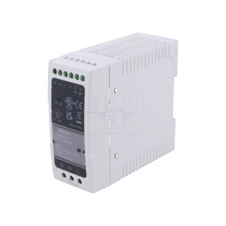 Alimentator pulsatoriu pentru şină DIN 50W 5VDC 10A OUT: 1 | Electronic-mag.ro | Componente Electronice