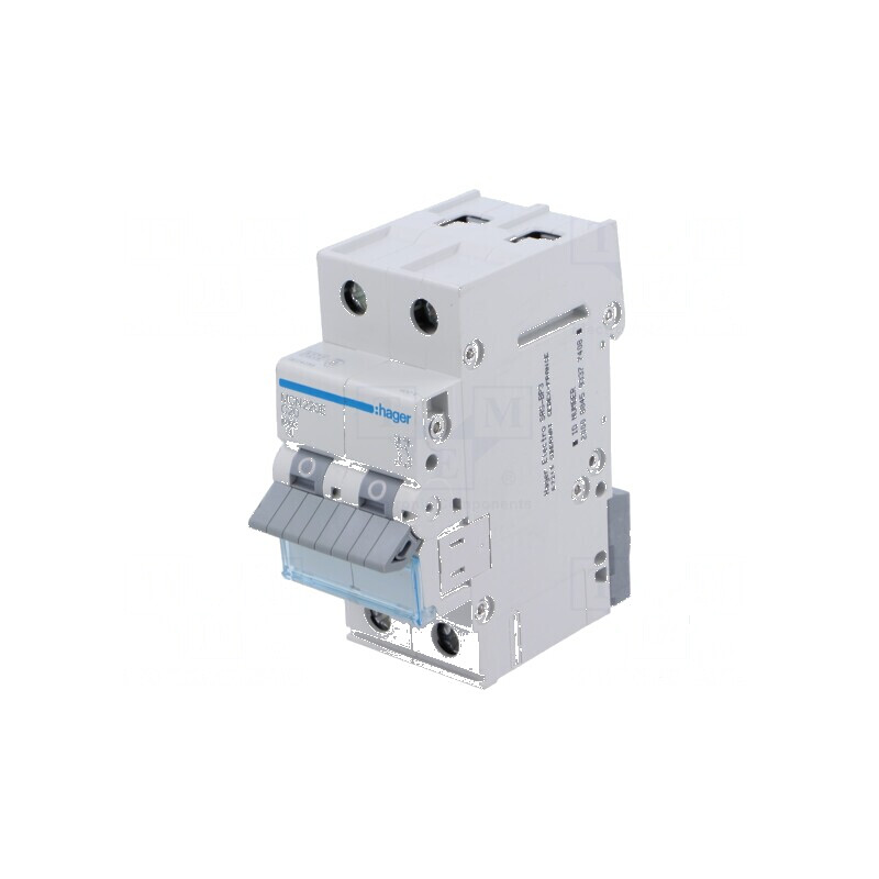 Întrerupător de supracurent 230/400VAC Inom: 20A Poli: 2 6kA - Întrerupător de supracurent 20A 2 poli | Electronic-mag.ro | Componente Electronice