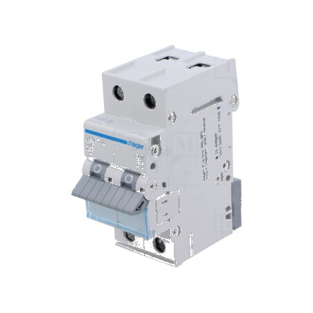 Întrerupător de supracurent 230/400VAC Inom: 20A Poli: 2 6kA - Întrerupător de supracurent 20A 2 poli | Electronic-mag.ro | Componente Electronice
