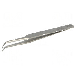 Pensetă pt. lucrări de precizie 120mm Vârf curbat | Electronic-mag.ro | Componente Electronice