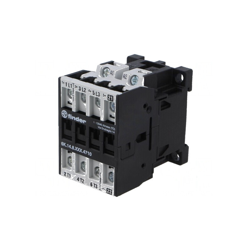 Contactor 4-polar 230VAC DIN 6K | Electronic-mag.ro | Componente Electronice