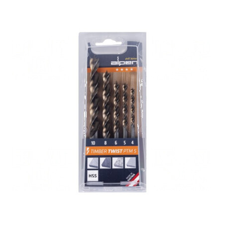 Set de burghie pentru lemn și oțel rapid - 5 buc. | Electronic-mag.ro | Componente Electronice