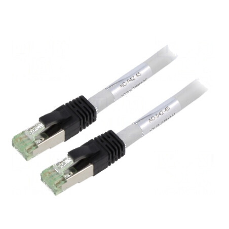 Patch cord S/FTP Cat 8.1 7,5m gri | Electronic-mag.ro | Componente Electronice