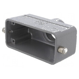 Carcasă pentru conectori HDC Han® B dimensiune 16B pe cablu: Carcasă HDC Han® B 16B pe cablu | Electronic-mag.ro | Componente Electronice