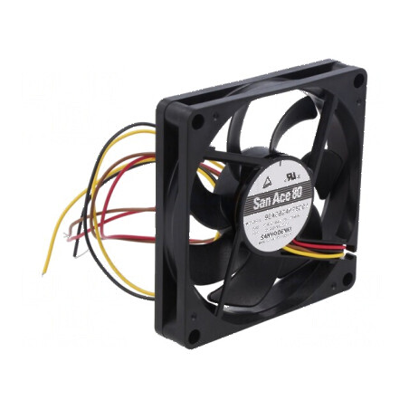 Ventilator axial DC 24VDC 80x80x15mm 70,8m3/h 37dBA - bilă: Ventilator axial DC 24VDC 80x80x15mm | Electronic-mag.ro | Componente Electronice