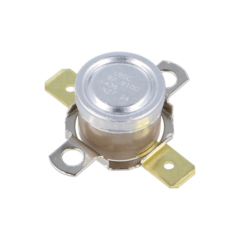 Senzor de termostat NC cu Topen la 80°C Tclos la 65°C | Electronic-mag.ro | Componente Electronice