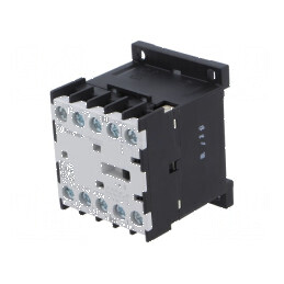 Contactor 4-polar 230VAC 9A pentru şină DIN 6K | Electronic-mag.ro | Componente Electronice