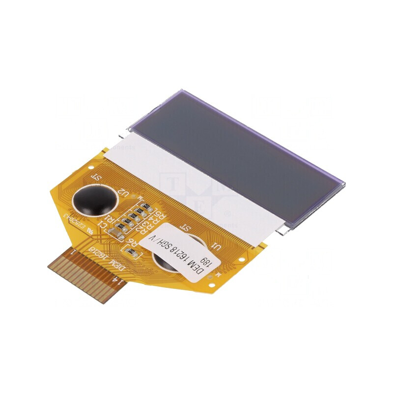 Afișaj LCD alfanumeric 16x2 - 55x24,5x2mm | Electronic-mag.ro | Componente Electronice
