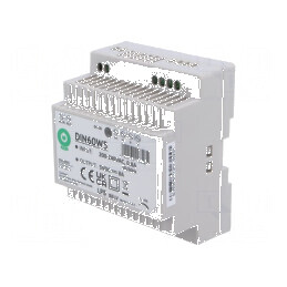 Alimentator pulsatoriu 40W 5VDC 8A DIN 1 - Alimentator pulsatoriu 40W 5VDC 8A DIN 1 | Electronic-mag.ro | Componente Electronice