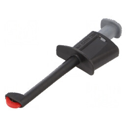 Clips de măsurare cu cârlig 20A neagră 1kV - Clips de măsurare cu cârlig neagră | Electronic-mag.ro | Componente Electronice