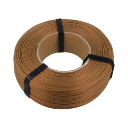 Filament PLA bronz 1,75mm - 1kg - Temperatură de imprimare 185-225°C - Temp. masă 40-60°C | Electronic-mag.ro | Componente Electronice