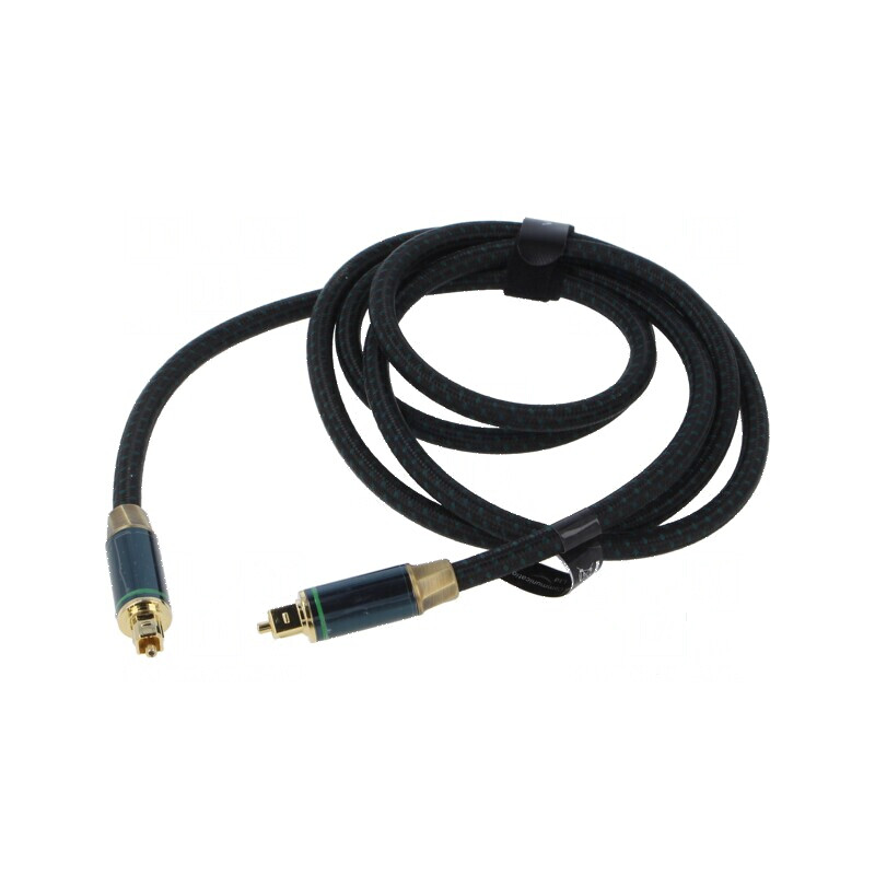 Cablu Toslink mufă 3m din ambele părţi - Placare aurit negru | Electronic-mag.ro | Componente Electronice