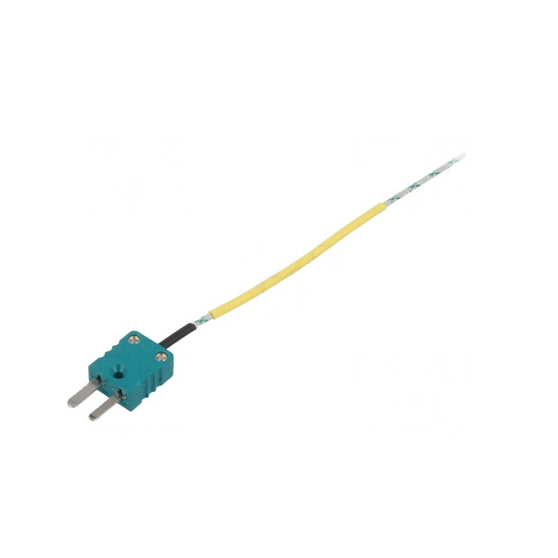 Senzor de temperatură termocuplu K cu izolație din fibră de sticlă 2m: Senzor de temperatură K cu fibră de sticlă | Electronic-mag.ro | Componente Electronice