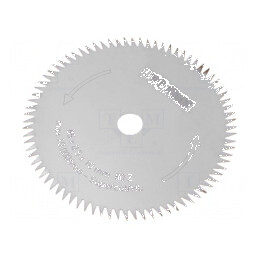 Disc de tăiere cu 80 de dinţi Ø: 85mm Øorif: 10mm Thk: 0,5mm - Disc de tăiere cu dinţi de 85mm | Electronic-mag.ro | Componente Electronice