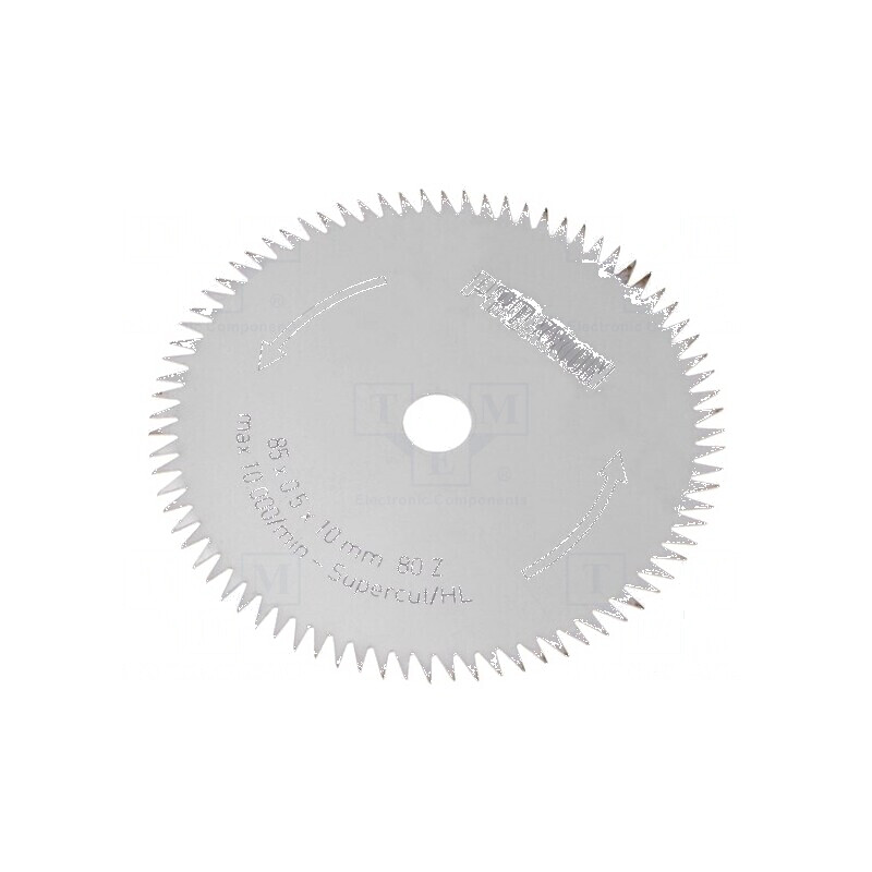 Disc de tăiere cu 80 de dinţi Ø: 85mm Øorif: 10mm Thk: 0,5mm - Disc de tăiere cu dinţi de 85mm | Electronic-mag.ro | Componente Electronice Disc de tăiere cu 80 de dinţi Ø: 85mm Øorif: 10mm Thk: 0,5mm - Disc de tăiere cu dinţi de 85mm | Electronic-mag.ro | Componente Electronice
