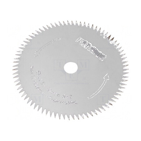 Disc de tăiere cu 80 de dinţi Ø: 85mm Øorif: 10mm Thk: 0,5mm - Disc de tăiere cu dinţi de 85mm | Electronic-mag.ro | Componente Electronice