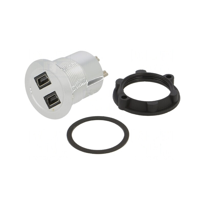 Adaptor pt. montare pe panou, piuliţa din spate Filet: M22 | Electronic-mag.ro | Componente Electronice