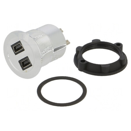 Adaptor pt. montare pe panou, piuliţa din spate Filet: M22 | Electronic-mag.ro | Componente Electronice