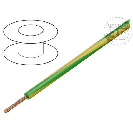 Cablu termoizolant BETAtherm® 155 1x50mm2 litat Cu galben-verde -55÷155°C | Electronic-mag.ro | Componente Electronice