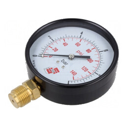 Manometru lichide şi gaze 100mm din oţel | Electronic-mag.ro | Componente Electronice