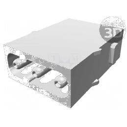 Conector HDC modul tată Han-Modular PIN 3 terminal cu şurub | Electronic-mag.ro | Componente Electronice