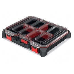 Container cu partiții neagră joasă | Electronic-mag.ro | Componente Electronice