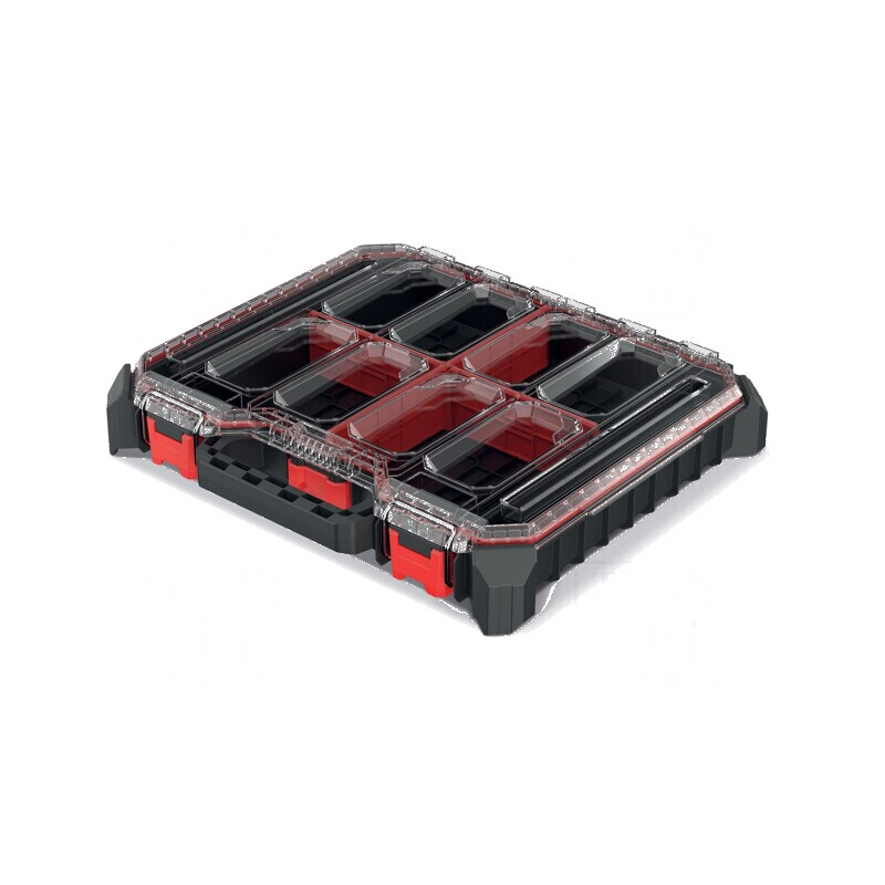 Container cu partiții neagră joasă | Electronic-mag.ro | Componente Electronice