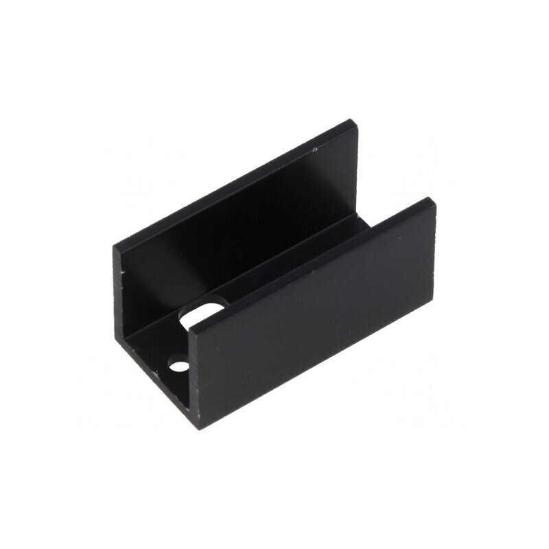 Radiator extrudat U TO220 negru 40x20x20 mm - Radiator extrudat TO220 negru 40x20x20 mm | Electronic-mag.ro | Componente Electronice