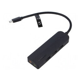 Hub USB USB 3.0 neagră 6 porturi | Electronic-mag.ro | Componente Electronice