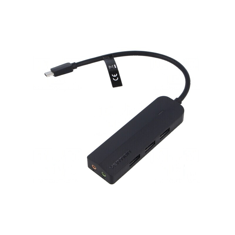 Hub USB USB 3.0 neagră 6 porturi | Electronic-mag.ro | Componente Electronice