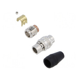 Conector circular HR25 PIN 6 mufă pe cablu mamă | Electronic-mag.ro | Componente Electronice