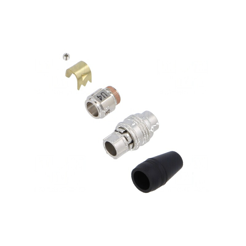 Conector circular HR25 PIN 6 mufă pe cablu mamă | Electronic-mag.ro | Componente Electronice