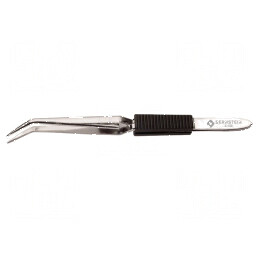 Pensetă cu vârf curbat de 160mm | Electronic-mag.ro | Componente Electronice
