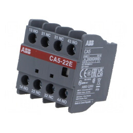 Cleme cu șurub frontal pentru contacte auxiliare din seria UA Term | Electronic-mag.ro | Componente Electronice