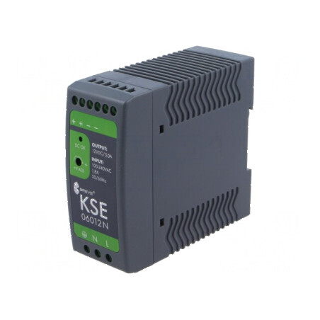 Alimentator pulsatoriu 60W 12VDC 5A IP20 | Electronic-mag.ro | Componente Electronice