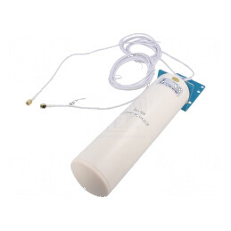 Antenă albă SMA 50W 600÷2700MHz 50Ω 3m 5dBi -20÷85°C RG174 - Antenă SMA albă 5dBi | Electronic-mag.ro | Componente Electronice