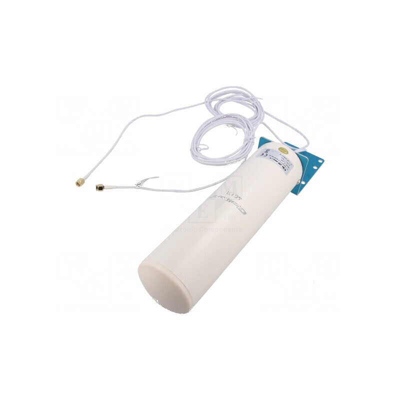 Antenă albă SMA 50W 600÷2700MHz 50Ω 3m 5dBi -20÷85°C RG174 - Antenă SMA albă 5dBi | Electronic-mag.ro | Componente Electronice