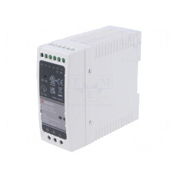 Alimentator pulsatoriu pentru şină DIN 40W 12VDC 3,33A - Model SilverWave | Electronic-mag.ro | Componente Electronice