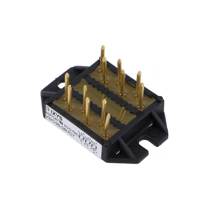 Modul tiristor în opoziţie x3 800V 16A ECO-PAC 1 Ufmax: 1,19V - Modul tiristor x3 800V 16A ECO-PAC | Electronic-mag.ro | Componente Electronice