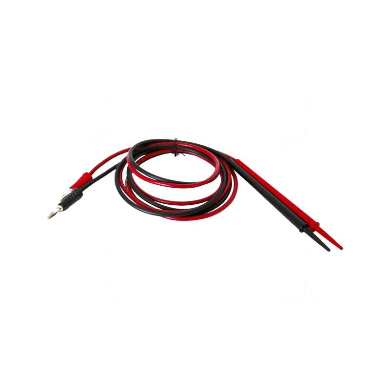 Cabluri de măsurare 1,2m PVC neagră, roșie | Electronic-mag.ro | Componente Electronice
