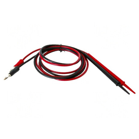 Cabluri de măsurare 1,2m PVC neagră, roșie | Electronic-mag.ro | Componente Electronice