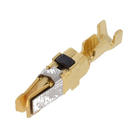 Pin mamă aurit crimpat 1,25-3mm2 - Set de pini de conectare aurii | Electronic-mag.ro | Componente Electronice