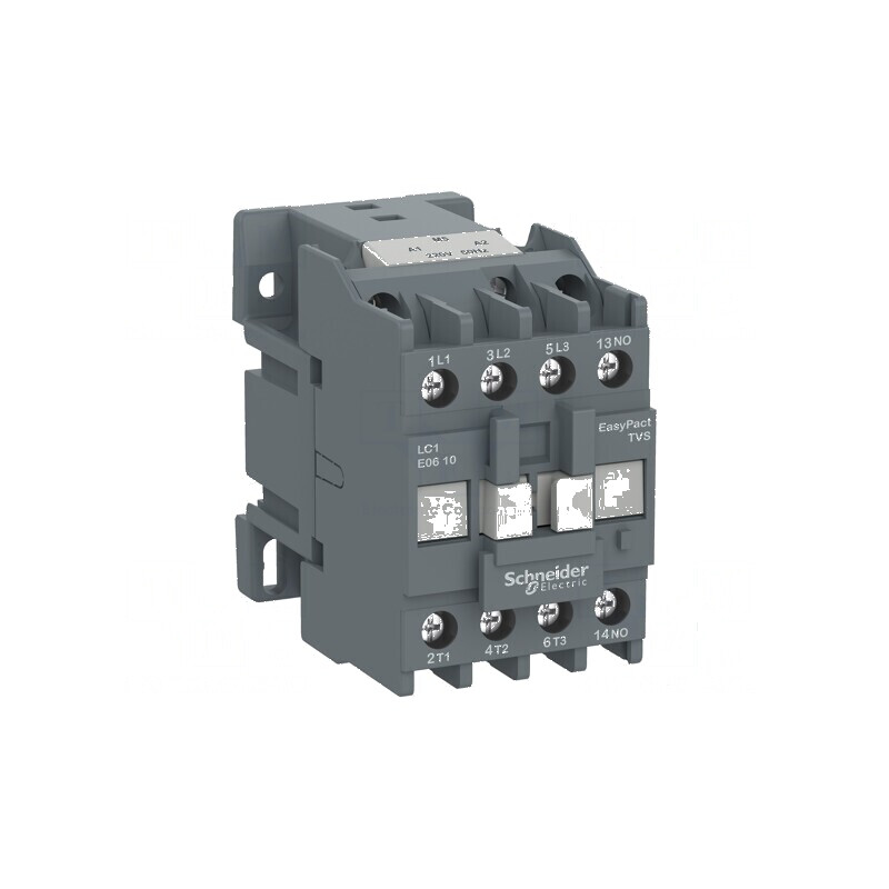 Contactor cu 3 poli și 3 contacte auxiliare - 220VAC 6A 690V | Electronic-mag.ro | Componente Electronice