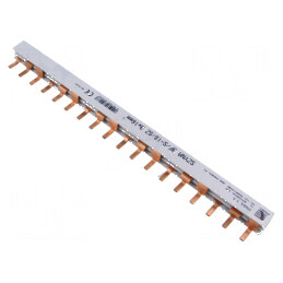 Bară colectoare electrică 16mm2 3 poli 400V 27mm 18 module | Electronic-mag.ro | Componente Electronice