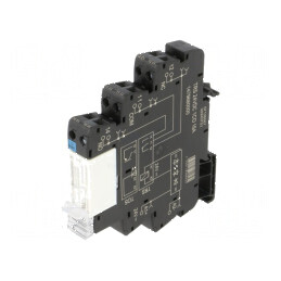 Releu interfață SPDT Ucom 24VDC 16A DIN | Electronic-mag.ro | Componente Electronice