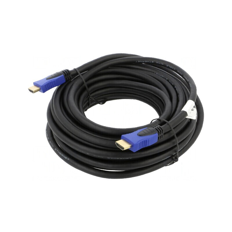 Cablu HDMI 2.0 PVC 10m negru | Electronic-mag.ro | Componente Electronice