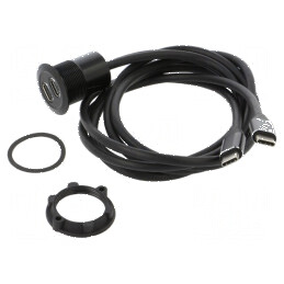 Adaptor pentru montare pe panou cu filet M22 | Electronic-mag.ro | Componente Electronice