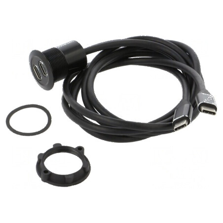 Adaptor pentru montare pe panou cu filet M22 | Electronic-mag.ro | Componente Electronice