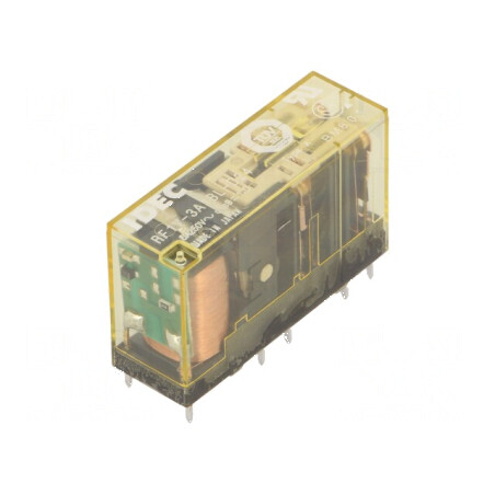 Releu electromagnetic triplu 24VDC 6A/250VAC | Electronic-mag.ro | Componente Electronice